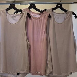 Legends Sleeveless Tank Tops in Pink and Gray